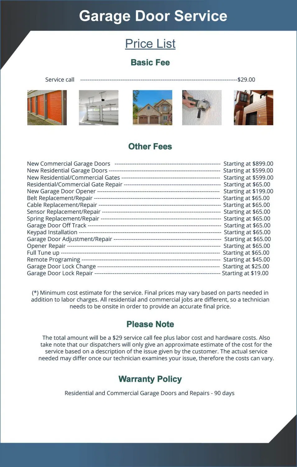 Exclusive Garage Door Repair Service Taylor, TX 512-829-8768